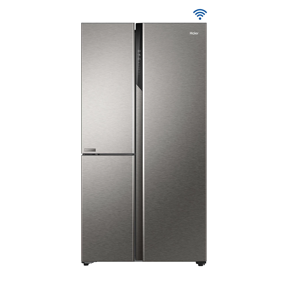 Haier 598L Inox Steel 3 Door Smart Convertible SBS